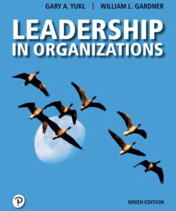 Leadership in Organizations 9th Edition - Original PDF ebook