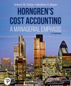 Horngren's Cost Accounting 17th Edition - Original PDF ebook