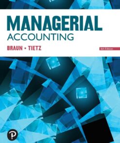 Managerial Accounting 6th Edition - Original PDF ebook