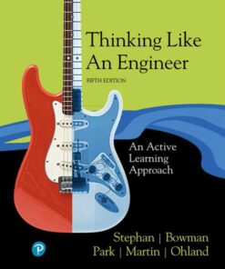Thinking Like an Engineer 5th Edition - Original PDF ebook