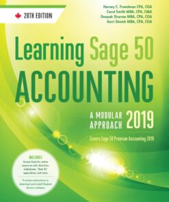 Learning Sage 50 Accounting 2019: A Modular Approach 20th Edition - Original PDF ebook