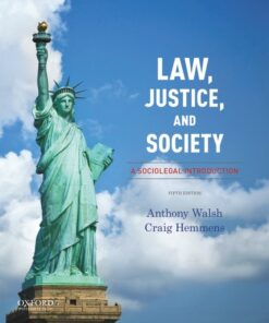 Law, Justice, and Society: A Sociolegal Introduction 5th Edition - Original PDF ebook
