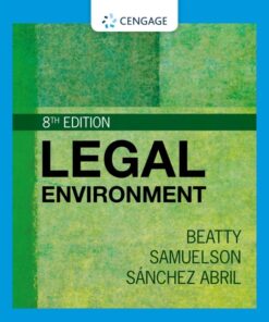 Legal Environment 8th Edition - Original PDF ebook