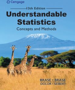 Understandable Statistics 13th Edition - Original PDF ebook