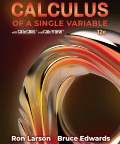 Calculus of a Single Variable 12th Edition - Original PDF ebook