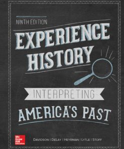 Experience History: Interpreting America's Past 9th Edition - Original PDF ebook