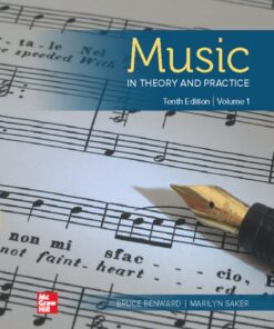 Music in Theory and Practice Volume 1 10th Edition - Original PDF ebook