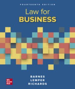 Law for Business 14th Edition - Original PDF ebook