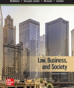Law, Business, and Society 13th Edition - Original PDF ebook
