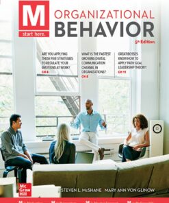 M: Organizational Behavior 5th Edition - Original PDF ebook