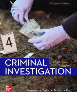 Criminal Investigation 13th Edition - Original PDF ebook