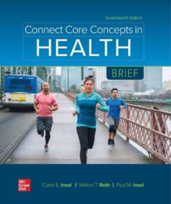 Connect Core Concepts in Health, BRIEF, BOUND Edition 17th Edition - Original PDF ebook