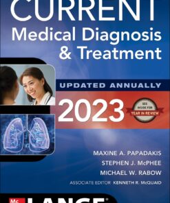 CURRENT Medical Diagnosis and Treatment 2023 62nd Edition - Original PDF ebook