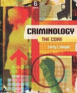 Criminology: The Core  6th Edition - Original PDF ebook