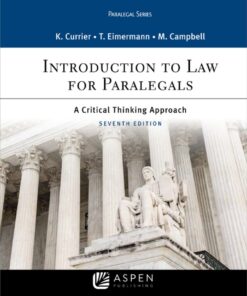 Introduction to Law for Paralegals 7th Edition - Original PDF ebook