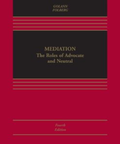Mediation 4th EditionThe Roles of Advocate and Neutral - Original PDF ebook