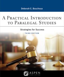A Practical Introduction To Paralegal Studies 3rd EditionStrategies for Success - Original PDF ebook